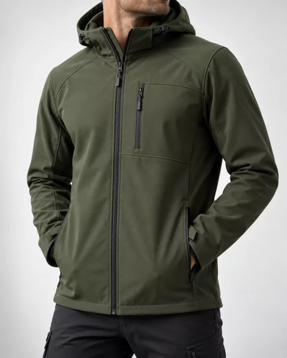 Softshell à capuche