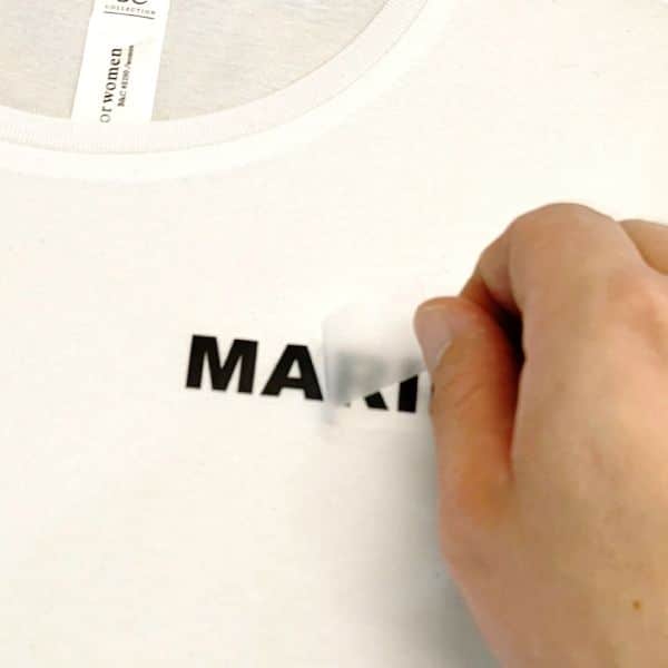 Brand-on sticker thermocollant personnalisé prénom autocollant pour vetement et textile clair foncé à l'unité (1)