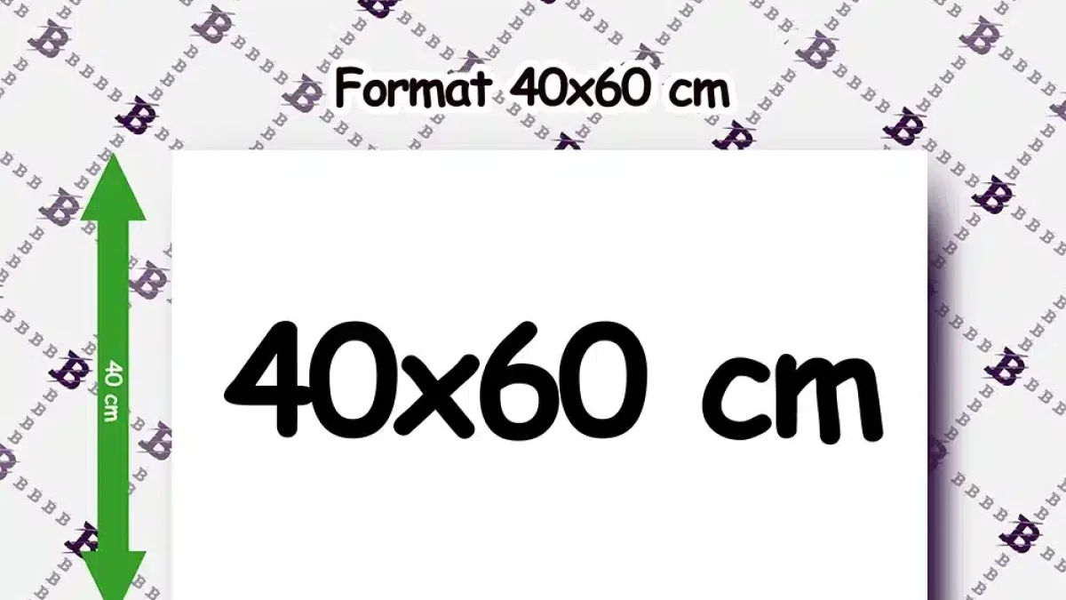 Sticker personnalisé Format 100x100 cm