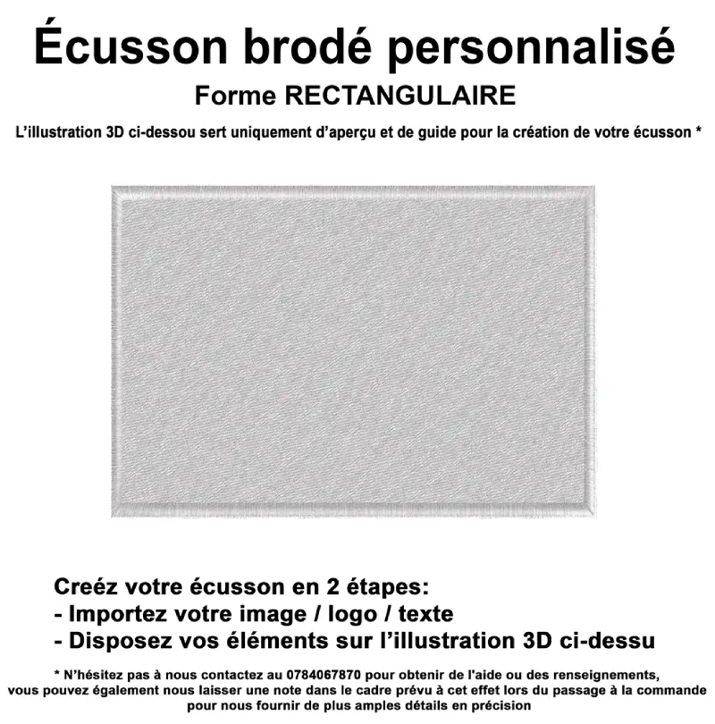 Ecusson de France Broderie Textile Ecusson brodé personnalisé