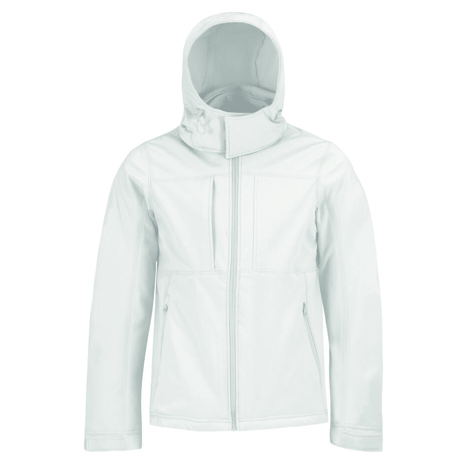 Brand-on veste spftshell personnalisé pour homme femme personnalisation à l'unité en broderie et en impression softshell brodé à l'unité et quantité blanc